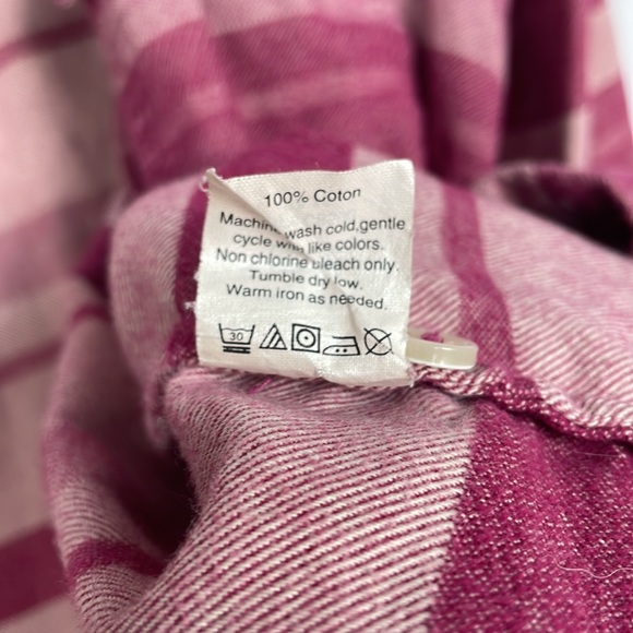 EUC 💙 JCREW Striped Women’s Flannel - Picture 4 of 6